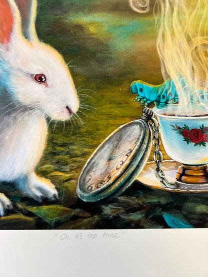 "Oh, it's tea time!" Giclée Art Print- Limited series