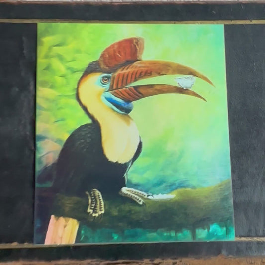 Holographic sticker "Good Jungle Morning Tea Party"