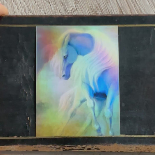 Holographic sticker "Dancing in the Morning Haze"